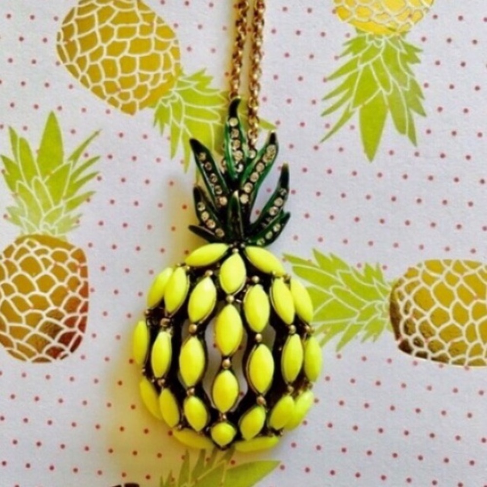 Pineapple Cute Long Necklace Pendant Summer